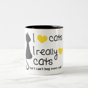 2 Couleurs Tasse d'amoureux de les chats de Debbie