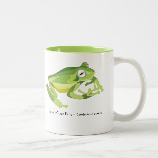 2 Couleurs Tasse d'AmphibiaWeb Centrolene (Droit)