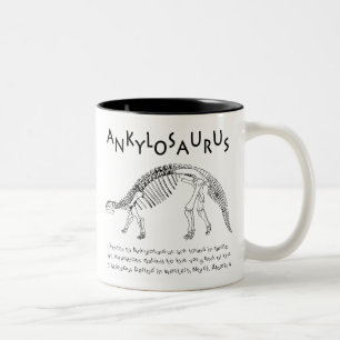 2 Couleurs Tasse d'Ankylosaurus