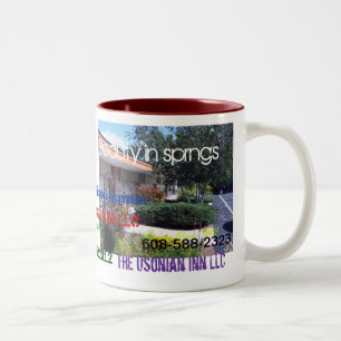 2 Couleurs Tasse d'anniversaire d'auberge d'Usonian