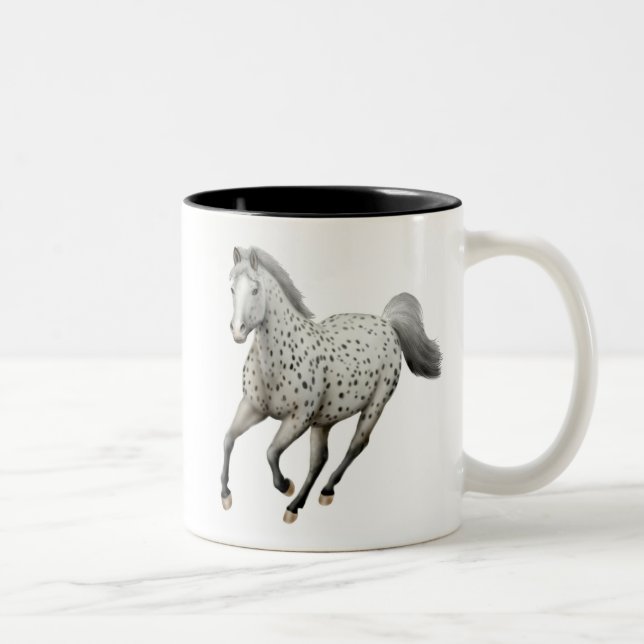 2 Couleurs Tasse d'Appaloosa de léopard (Droit)