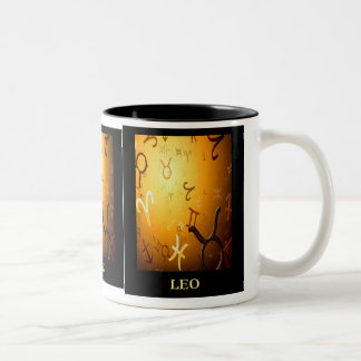 2 COULEURS TASSE D'ASTROLOGIE DE LION