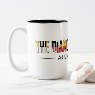 2 Couleurs tasse de 15 onces avec le logo d'anciennes élève