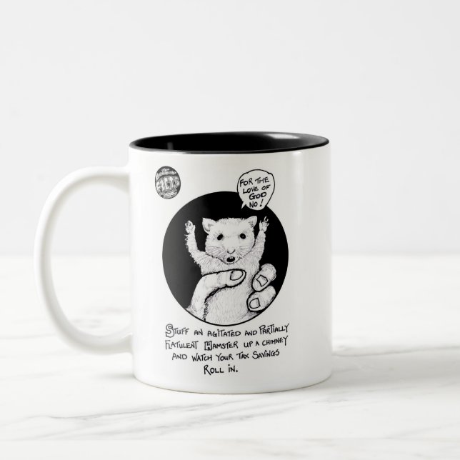 2 Couleurs Tasse de 2-Ton de la "épargne de hamster" de FICTS (Gauche)