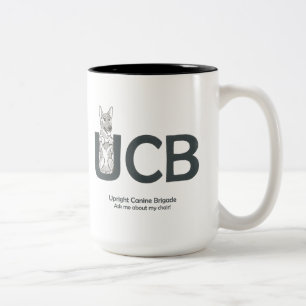 2 Couleurs Tasse de berger allemand de races d'UCB