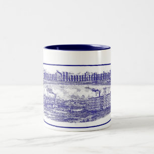 2 Couleurs Tasse de bleu de Piémont Maufacturing