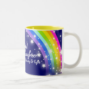 2 Couleurs Tasse de bleu marine d'arc-en-ciel "de
