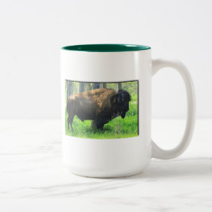 2 Couleurs Tasse de Buffalo/bison