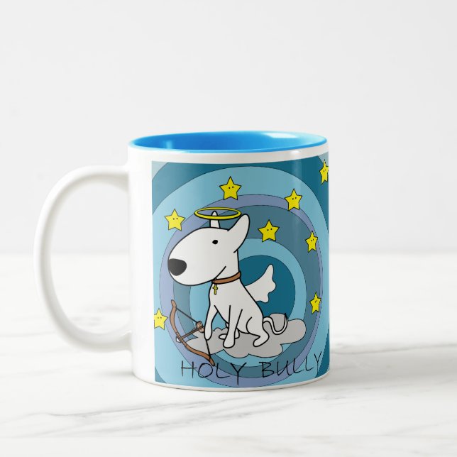 2 Couleurs Tasse de bull-terrier (Gauche)