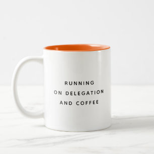 2 Couleurs Tasse de bureau amusante pour patron collègue mana