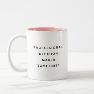 2 Couleurs Tasse de bureau amusante pour patron collègue mana