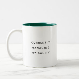 2 Couleurs Tasse de bureau amusante pour patron collègue mana