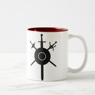 2 Couleurs Tasse de bureau de ton du logo deux d'ARMA