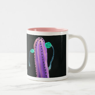 2 Couleurs Tasse de cactus bonjour