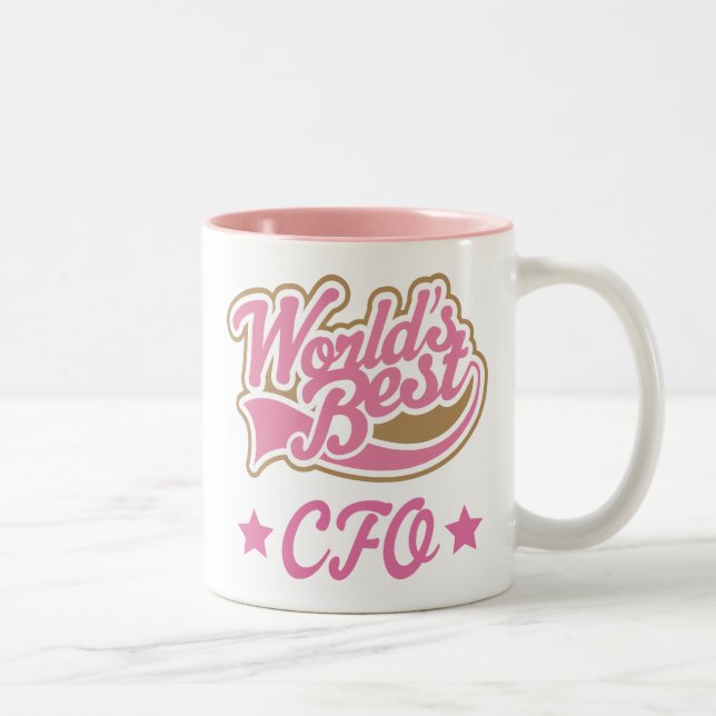 2 Couleurs Tasse de cadeau de CFO (mondes meilleurs) (Droit)