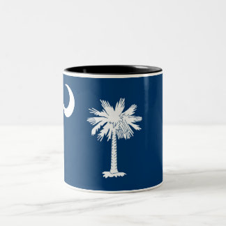 2 Couleurs Tasse de café à deux tons de drapeau d'état de la