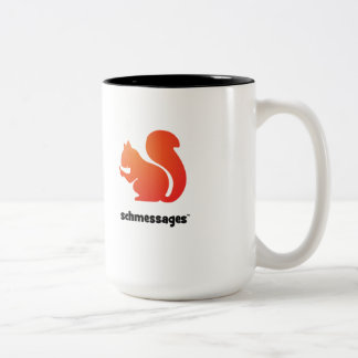 2 Couleurs Tasse de café à deux tons de Schmessages !