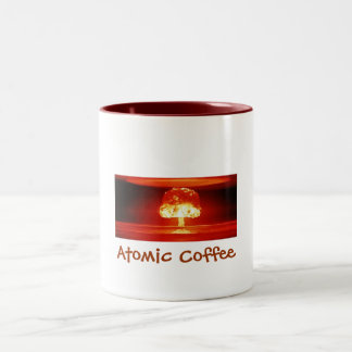 2 Couleurs Tasse "de café atomique" (grande)