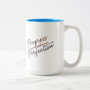 2 Couleurs Tasse de café avec citation inspirante