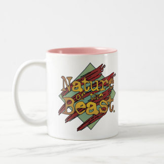 2 Couleurs Tasse de café avec du charme de porc
