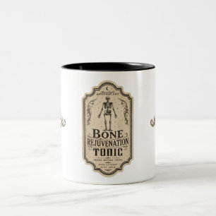2 Couleurs Tasse de café avec étiquette de potion d'apothicai