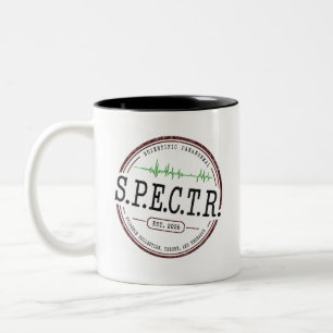 2 Couleurs Tasse de café avec logo de la S.P.E.C.T.R. Cœurs