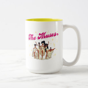 2 Couleurs Tasse de café bicolore des Muses