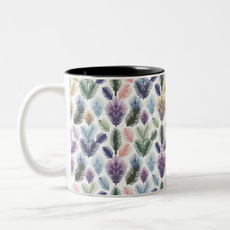 2 Couleurs Tasse de café bicolore pour amoureux de la nature