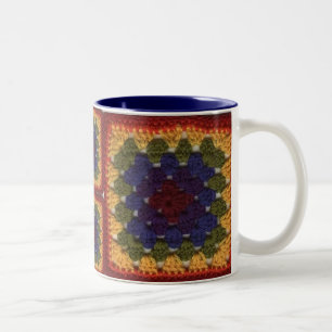 2 Couleurs Tasse de café carrée de mamie
