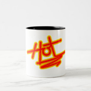 2 Couleurs Tasse de café CHAUDE