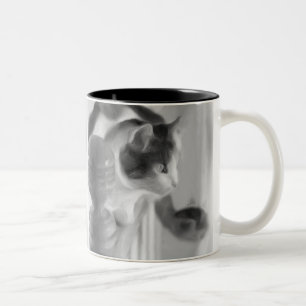 2 Couleurs Tasse de café d'amoureux des chats