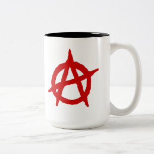 2 Couleurs Tasse de café d'anarchie