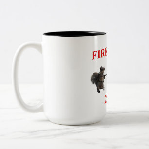2 Couleurs Tasse de café de bouche d'incendie