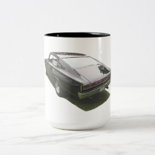 2 Couleurs Tasse de café de chargeur de Dodge du noir 1967