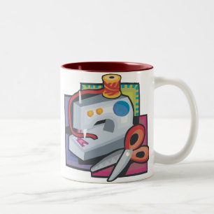 2 Couleurs Tasse de café de couture