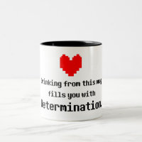 Tasse de café de détermination