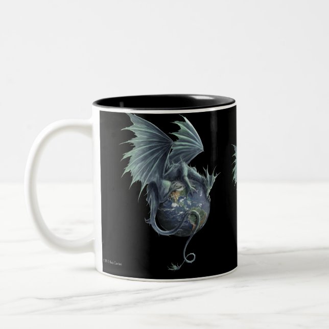 2 Couleurs Tasse de café de dragon de la terre (Gauche)