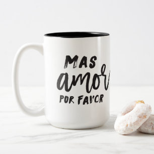 2 Couleurs Tasse de café de faveur de MAS Amor Por