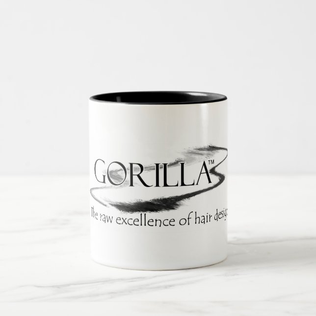2 Couleurs Tasse de café de gorille (Centre)