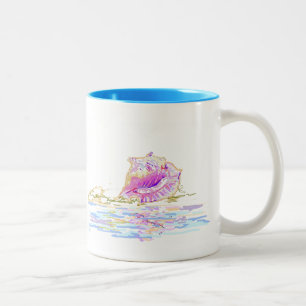 2 Couleurs Tasse de café de jours de plage