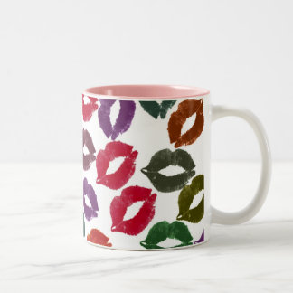 2 Couleurs tasse de café de Lèvre-je-licious-ness