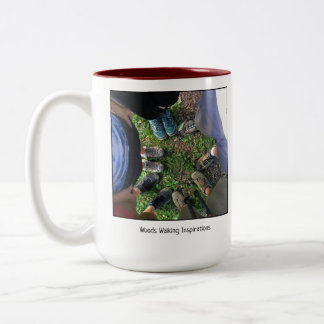 2 Couleurs Tasse de café de marche de la méditation #150 de