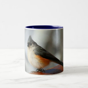 2 Couleurs Tasse de café de mésange tuftée