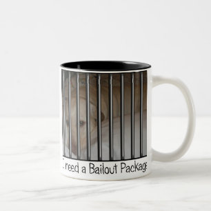 2 Couleurs Tasse de café de paquet de renflouement de Ringo