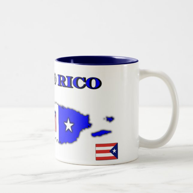 2 Couleurs Tasse de café de Porto Rico (Droit)