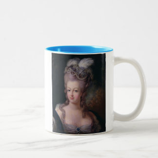 2 Couleurs Tasse de café de portrait de Marie Antoinette