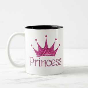 2 Couleurs Tasse de café de princesse Crown