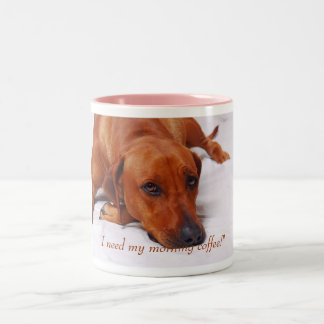 2 Couleurs Tasse de café de Rhodesian Ridgeback