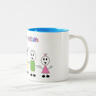 2 Couleurs Tasse de café de rires bébêtes et de cris perç