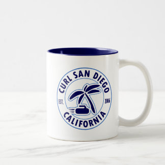 2 Couleurs Tasse de café de San Diego de boucle